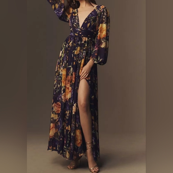 Anthropologie Dresses & Skirts - Anthropologie BHLDN Maxi Dress.  Navy Blue